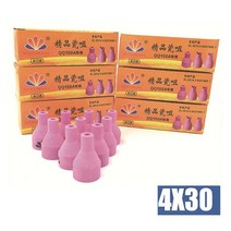 10pcs Tig 용접 노즐 QQ150A 4/5/6/9x30 세라믹 건, [01] 10pcs, [01] 4X30