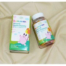 데이플랜 키즈 칼슘앤비타민D 90꾸미 어린이칼슘제 맛있게 씹어먹는 칼슘젤리 초등학생 칼슘 보충제 어린이 뼈 치아 형성 건강 근육 기능 유지 5세 6 7세 뼈튼튼 치아튼튼, 90꾸미x2통