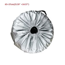 타이어보관1pcs 타이어 커버 케이스 자동차 실버 천으로 스페어 스토리지 가방 운반 휠 보호 4 시즌, 01 S