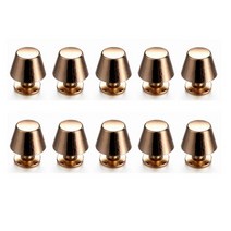 10 세트 10/12mm 솔리드 네일 볼트 스트랩 리벳 펑크 금속 라운드 헤드 나사/가방/신발 DIY 가죽 공예 버킷, 02 gold_02 12mm