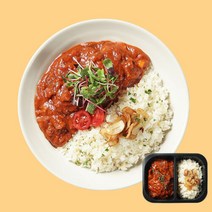 푸드팜 [푸드팜]_고단백 도시락_칠리콘까르네&갈릭라이스_298g_P047, 단품없음
