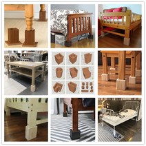 오목 원목 가구받침 고블록 범용 캐비닛 소파발 받침대 다리받침 고탁자 발증가 가구리폼-10519, 단일옵션, 22.가로 10cm 홈통 세로 5c