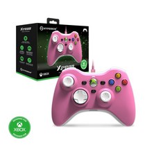 Xenon 유선 컨트롤러 핑크 Xbox Series XSXbox One PC(Windows10・11)용(공식 라이센스 상품), 1개