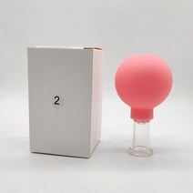 건강관리 건강기능식품 디지털헬스케어진공 부항 유리 항아리 셀룰 라이트 마사지 얼굴 침술 히자마 흡입, 2.5cm