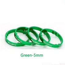 경량 알루미늄 산악 자전거 헤드셋 액세서리 스템 스페이서 링 프론트 포크 와셔, 02 Green-5mm