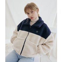 5OML 배색 양털 집업 _20_1