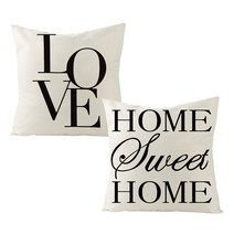 리빙공감 홈스윗홈 소파 쿠션커버 2종세트