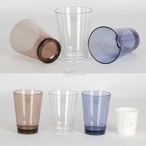 PC물컵 업소용 플라스틱 원형 라운드 컵, 그린, R80 70x90
