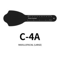 치과 사진 이미지 대비 보드 구강 뺨 블랙 플레이트 스케일 마크 134 ℃ 오토클레이브 가능 1pc, 03 C-4A