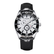 포체밀라노 44mm 크로노그래프/스위스무브 남성 가죽시계 FS04