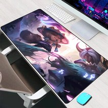 롤 마우스패드 리그 오브 레전드 Teemo 마우스 패드 대형 게임 액세서리 매트 키보드 데스크 컴퓨터 PC 게이머, 11.A2  LockEdge900x400x2mm