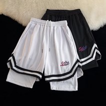 농구바지 남자 미국식 슬랙스 5부 비치 속건 러닝 트레이닝 반바지