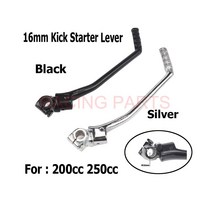오토바이 크랭크축Lifan 오토바이 더트 핏 부품 16mm 합금 킥 스타터 레버 스타트 toys yxpit dirt Bike C, 02 Black