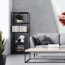 인테리어 필름지 데코시트 50cmX2.5m/싱크대 방문 냉장구 가구 대리석 가죽 식탁 시트지 문 벽지 리폼 작업, 카본엠보 블랙