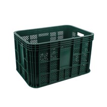 사각상자 초록(녹색) 과일상자 (플라스틱 농산물상자 사과 배상자 창고정리)