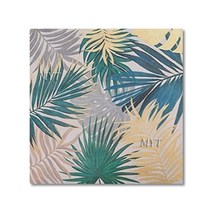 단풍 대형 벽 그림 손으로 그린 캔버스 3d 추상 현대 수면 룸 장식 Unframed, 120x120cm unframed_Unframe-022