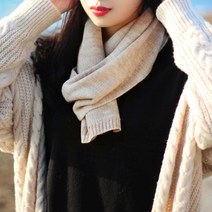 짧은 미니 남자 여자 울 머플러 목도리 니트 쁘띠 커플 숏머플러