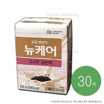 뉴케어 고소한 검은깨 200mlx30팩 ***빨대형*** KF94마스크 1매 증정, 30팩, 200ml