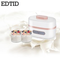 요구르트 요거트 요플레 제조기 메이커 그릭 청국장 발효기 만들기 기계 edtid 전기 자동 2 컵 스틸 레벤 컨테이너 낫토 막걸리 네 컵, 없음