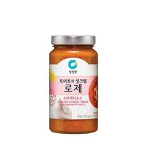 청정원 로제 스파게티소스 600g 토마토와 생크림 파스타소스, 청정원 로제 스파게티소스600g, 1개