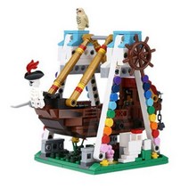 아트박스/레프리카 미니놀이동산 바이킹 작동블록 520PCS (CBT650517)