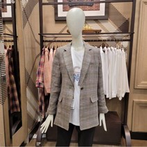 [오스본] NC엑스코 린넨박시체크 자켓 OSJQ21408