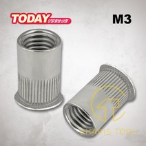 철 팝너트 M3-M10 작은머리 원형 20개묶음 스틸 리벳너트 블라인드너트 카리스툴, 01.팝너트 M3(작은머리) 20개, 20개