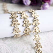 마스크스트랩만들기 케미컬레이스 금사 꽃송이 레이스단품 만들기세트