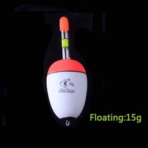 스마트전자찌 민물전자찌 캐스팅볼 5개/몫 3g-100g 야광 거품 낚시 플로트 부력 EVA 부드러운 Boya 밤 라이, 13 floating-15g