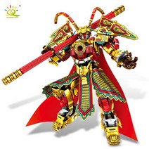 1528pcs 일 빌딩 블럭 도시 손오공 로봇 슈퍼 원숭이 킹 블럭 무기 피규어 블럭 퍼즐, CHINA, No original box