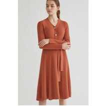 더아이잗 더아이잗 더아이잗 버튼 니트 원피스+벨트포함 IKAP1OP50 (P002187836)