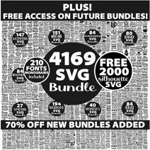 4000 벡터 번들 파일 svg dxf eps 글꼴 cricut 디자인 디지털 제품 다운로드 실제 항목이 아님, 없음