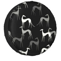 트레일러 카라반 커버 italian greyhound 스페어 타이어 커버 for jeep mitsubishi pajero custom 휘펫 sighthound 개 방수 자동차, 6, 17인치