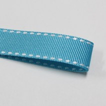 카네이션리본 선물포장리본 꽃포장리본 골지 스티치 리본 (폭 25mm/40mm/50mm 길이 45m), 43(소라), 25mm