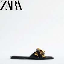 ZARA 자라 스터드 플랫 샌들 슬리퍼