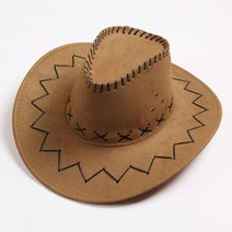 멕시코 모자 스웨이드 서부 영화 연극 멕시칸 분장, 성인(58cm), 09.I