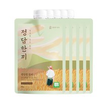 장인의선식 [찌고 볶은 편안한 한끼] 유기농 선식 미숫가루 아침 간편식 식사대용 5개입, 50g
