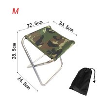 휴대용접이식 낚시 의자 경량 피크닉 캠핑 알루미늄 천으로 야외 휴대용 가구를 휴대하기 쉬운