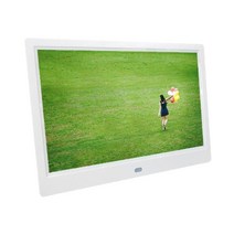 디지털 액자 미니 모니터 10 인치 화면 led 백라이트 hd 1024600 사진 프레임 전자 앨범 사진 음악 영화 전체 기능, 하얀, 오 플러그