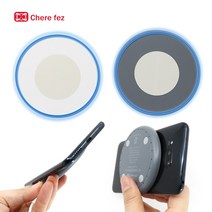 나노LED무선충전패드, 그레이, 1개