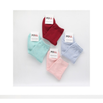 국내산 여성 케쥬얼 비비드컬러 착용감 좋은 골지양말 5켤레