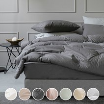 [파르페 바이 알레르망] 어게인 60수 고밀도 차렵이불세트 S/SS, 색상:베이지