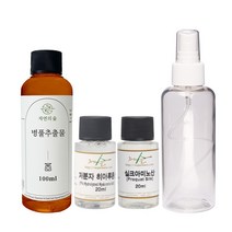 [수제나라] 병풀 스킨토너 만들기세트 (병풀추출물 저분자히알루론산 실크아미노산 스프레이공병), 1개