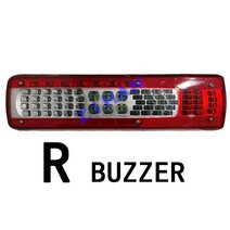 볼보 FH12 + 유로 6 트럭용 24V 1x LED 리어 테일 콤비네이션 라이트 램프 37609000, 03 RIGHT BUZZER