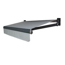 스카이 어닝 차양막 컨테이너 테라스 농막 전동 셀프설치 카페 테라스 정원 천막 접이식 야외, 길이 3m x 2.5m x 2개의 접이식암