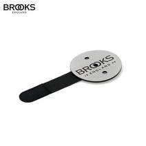 브룩스 BROOKS Reflective patch single 리플랙터 패치 싱글 자전거용 스케이프 가방 수납, 블랙
