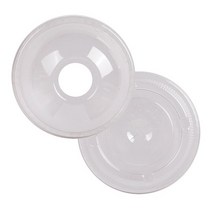 플라스틱컵뚜껑 92파이 돔형뚜껑 100개 PET 아이스컵뚜껑, 1set, 92파이 PET 돔뚜껑 100매, 돔형
