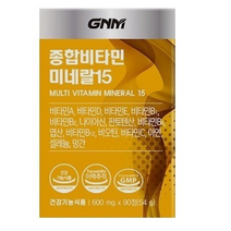 GNM 멀티 종합비타민 미네랄 15종 2박스(총 6개월분), 90정, 3세트
