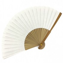 접이식부채 (고급) 25cm 진한색, 1개