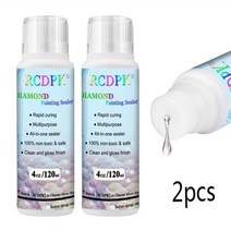 보석십자수 및 퍼즐 페인팅실러 마무리 샤인효과 비즈보석 접착제, 240ml